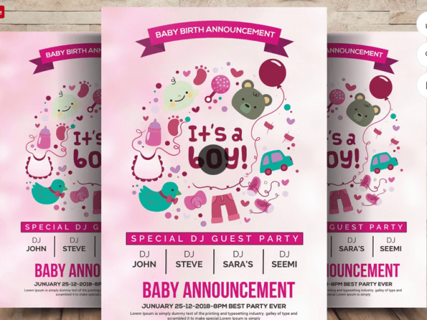 Babysitting Flyer Template Free PSD