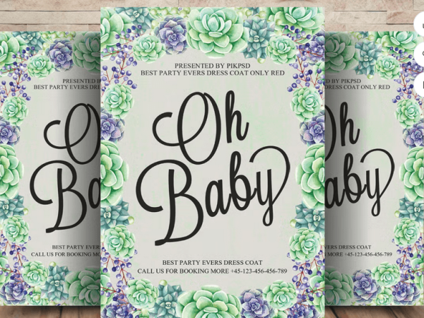 Babysitting Flyer Template PSD