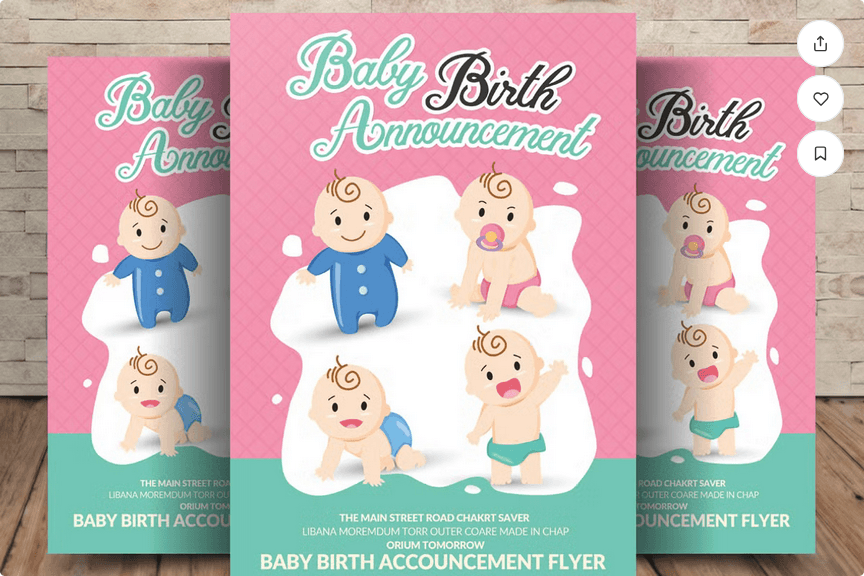 Babysitting Flyer Template PSD Design 2026