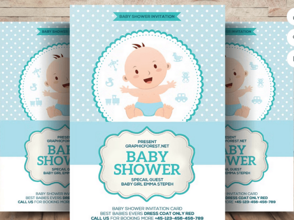Babysitting Flyer Template PSD Design