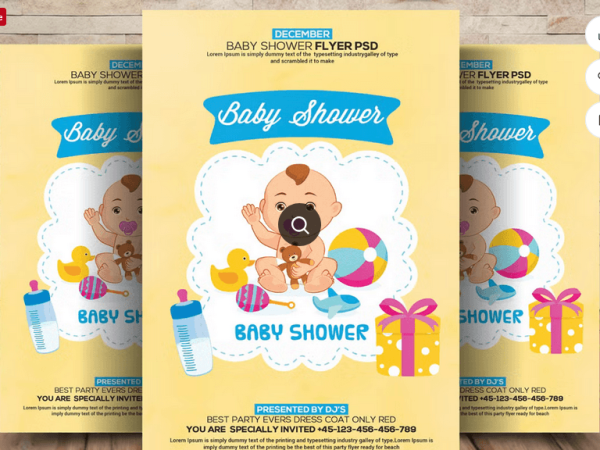 Babysitting Flyer Template PSD Design Download