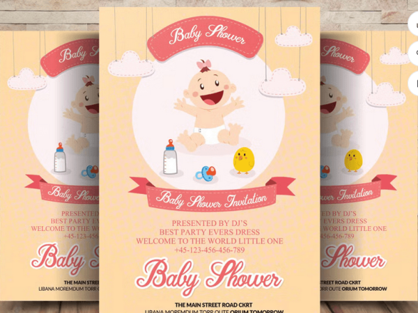 Babysitting Flyer Template PSD Designs