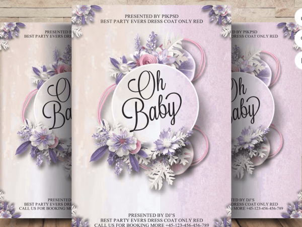 Babysitting Flyer Template PSD File
