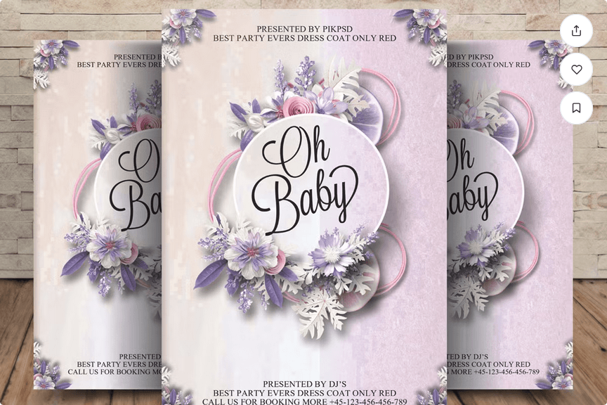 Babysitting Flyer Template PSD File