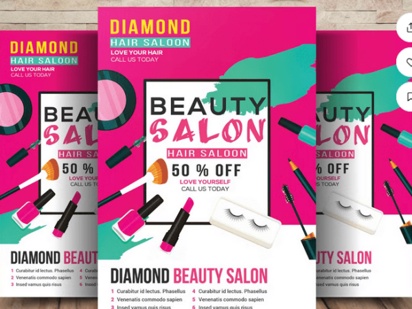 Barber Shop Flyer Template PSD