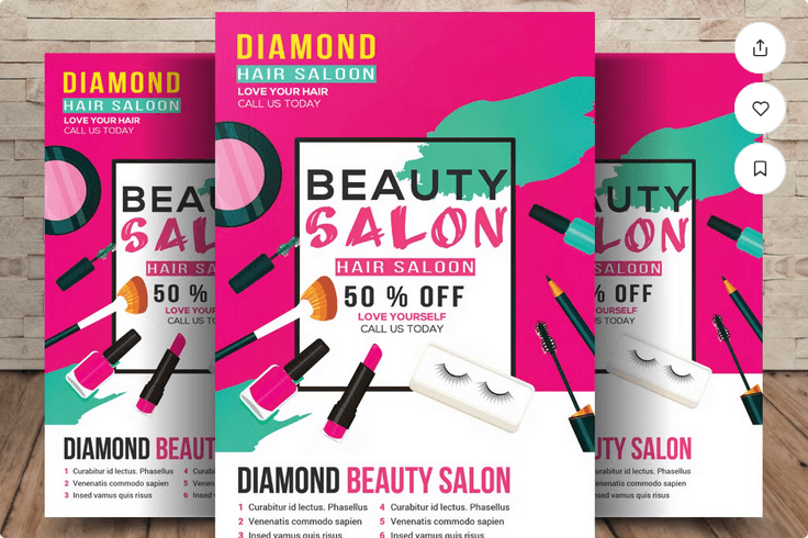 Barber Shop Flyer Template PSD