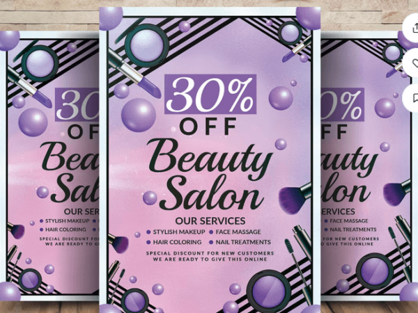 Beauty Salon Flyer Template Download
