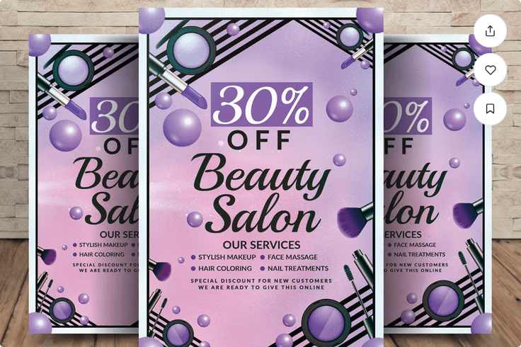 Beauty Salon Flyer Template Download