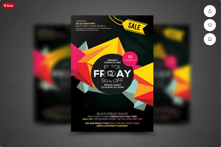 Black Friday Flyer Template PSD