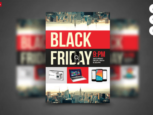 Black Friday Season Flyer Template PSD