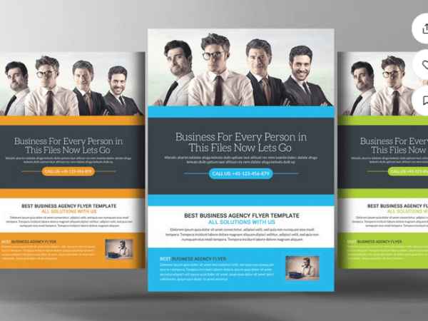 Blue Professional Business Flyer Design