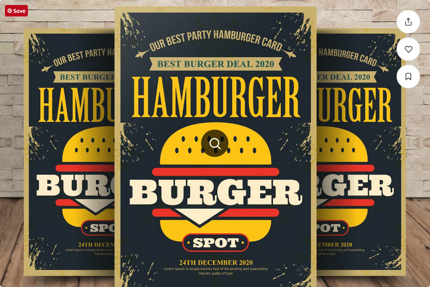 Burger Flyer Template PSD