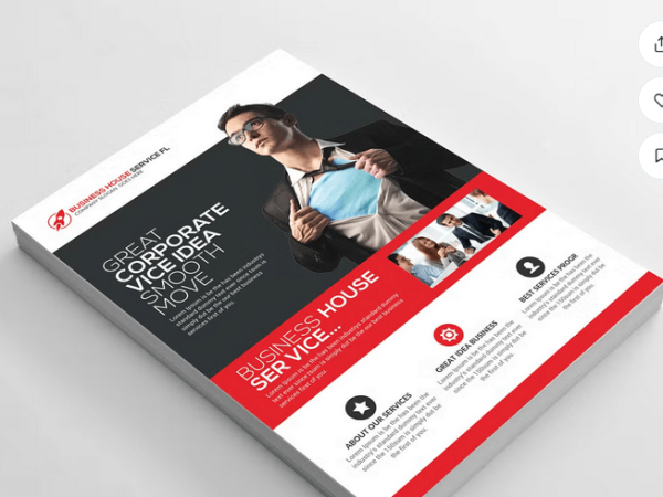 Business Conference Flyer PSD Template Design