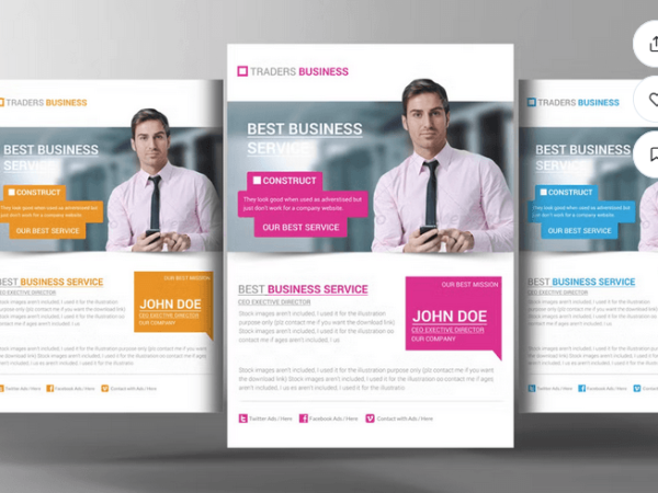 Business Flyer PSD for Workshops and Seminars