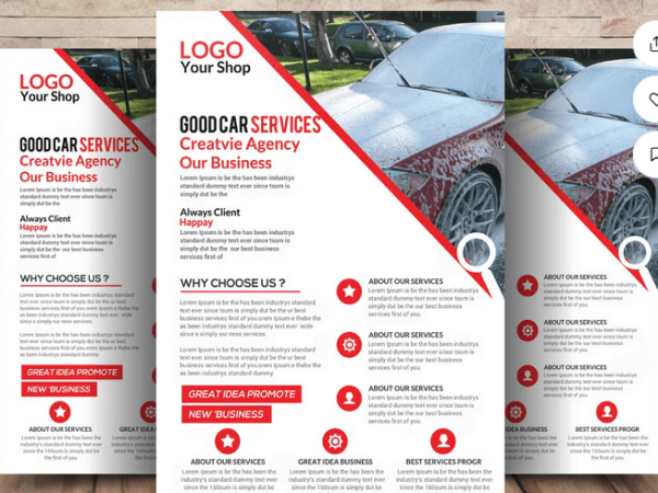 Car Service Wash Flyer Template