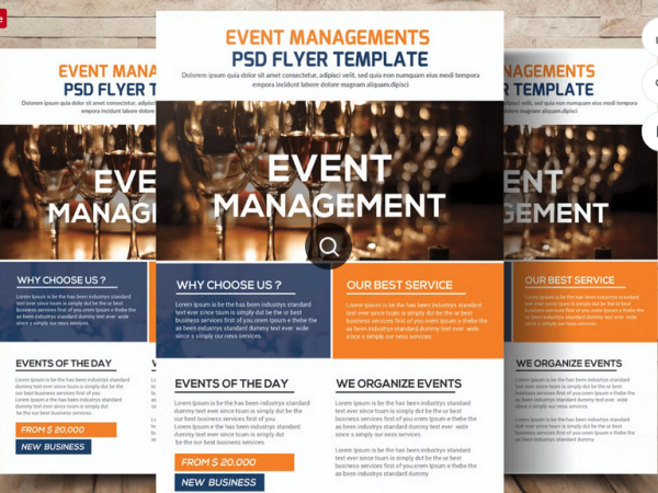 Catering Flyer Template PSD