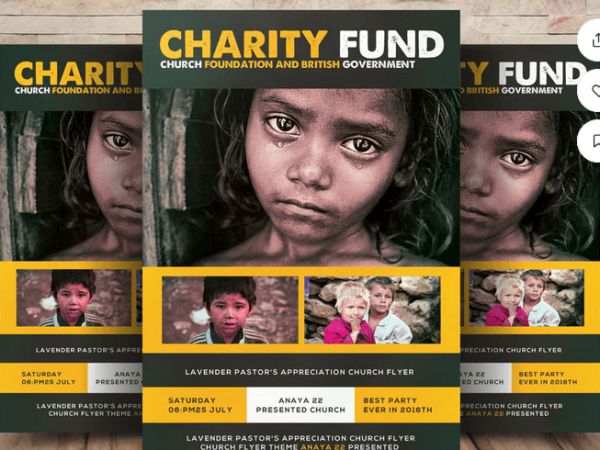 Charity Flyer Template Free PSD