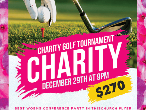 Charity Fund Raising PSD Flyer Template Design