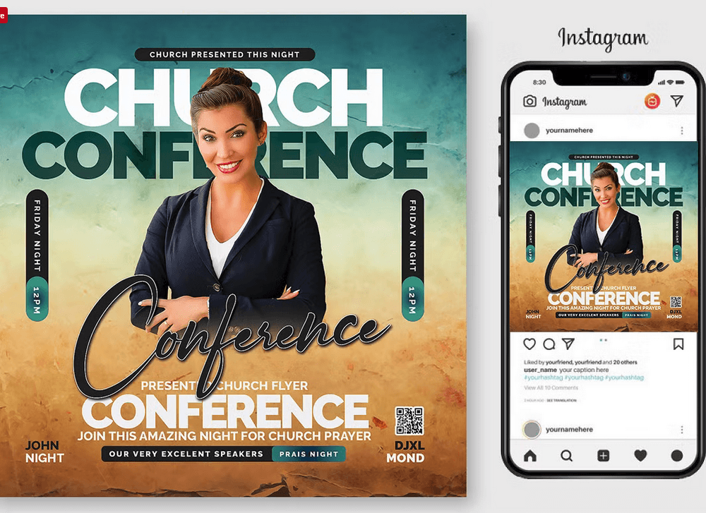 Church Flyer Template PSD Files