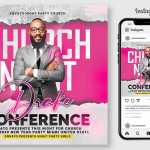 Church Night Prayer Flyer PSD Template File