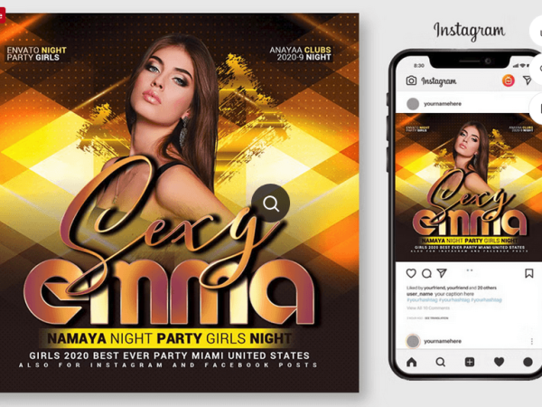Concert Party Flyer PSD Template File