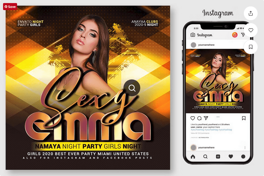 Concert Party Flyer PSD Template File