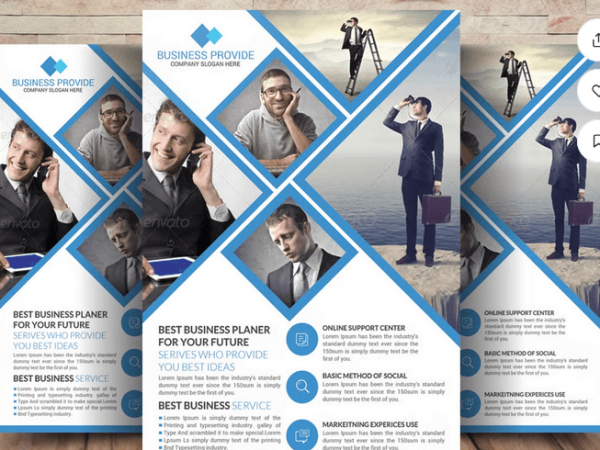 Corporate Business Agency Flyer PSD Template Design