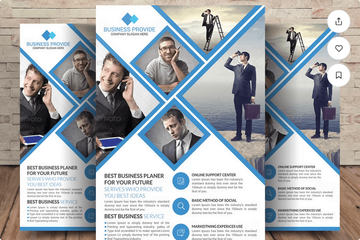 Corporate Business Agency Flyer PSD Template Design