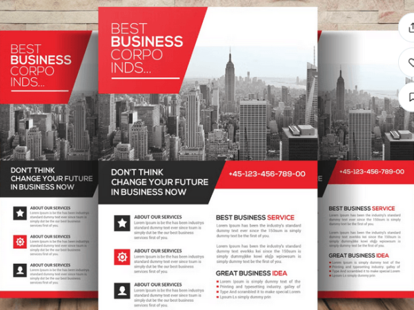 Corporate Seminar & Conference Flyer - Professional Design