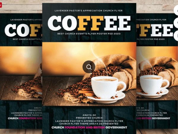 Cozy Bakery and Coffee Flyer PSD Template