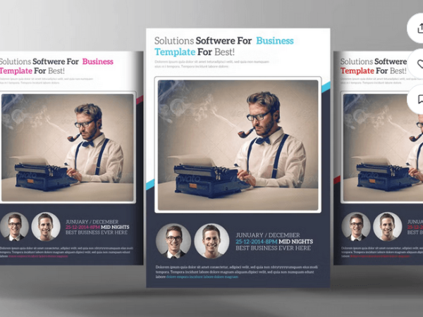 Creative Corporate Event Flyer PSD