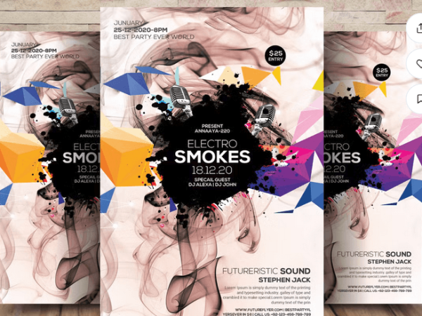 Electric Sound Festival Flyer Template