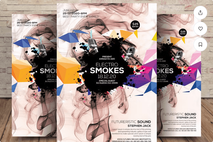 Electric Sound Festival Flyer Template