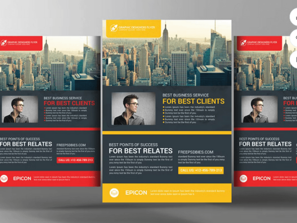 Elegant Real Estate Business Flyer Template