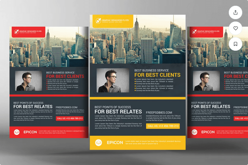 Elegant Real Estate Business Flyer Template