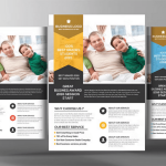 Family Protection Insurance Flyer Template PSD