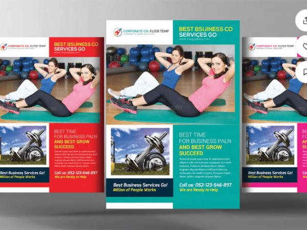 Fitness Jym Flyer Template PSD
