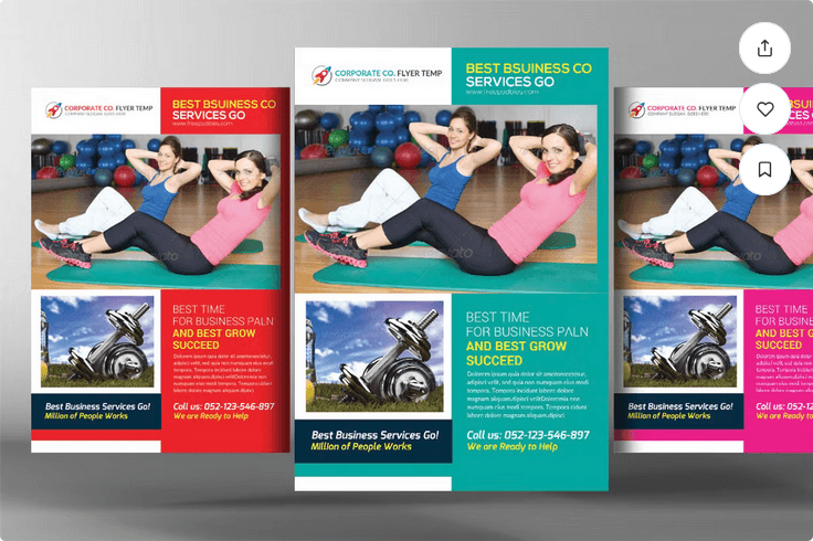 Fitness Jym Flyer Template PSD
