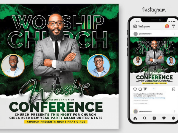 Friday Prayer Church Flyer Template