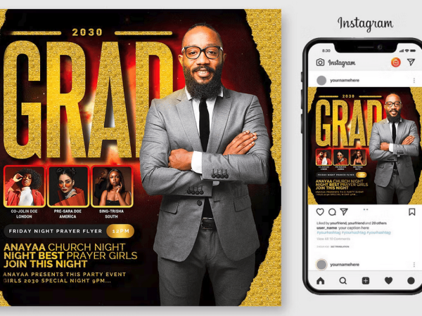 Grace Church Flyer Template PSD Design