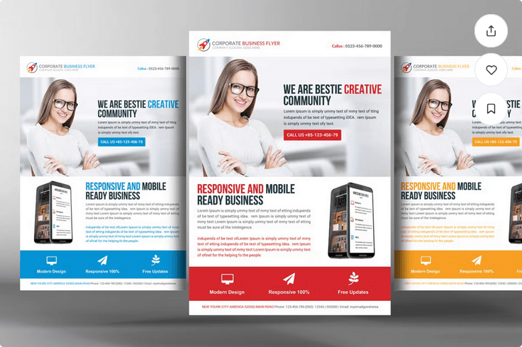 HR and Recruiting Hiring Flyer Template PSD