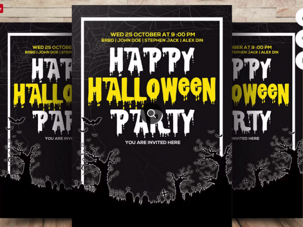 Halloween Party Flyer Template