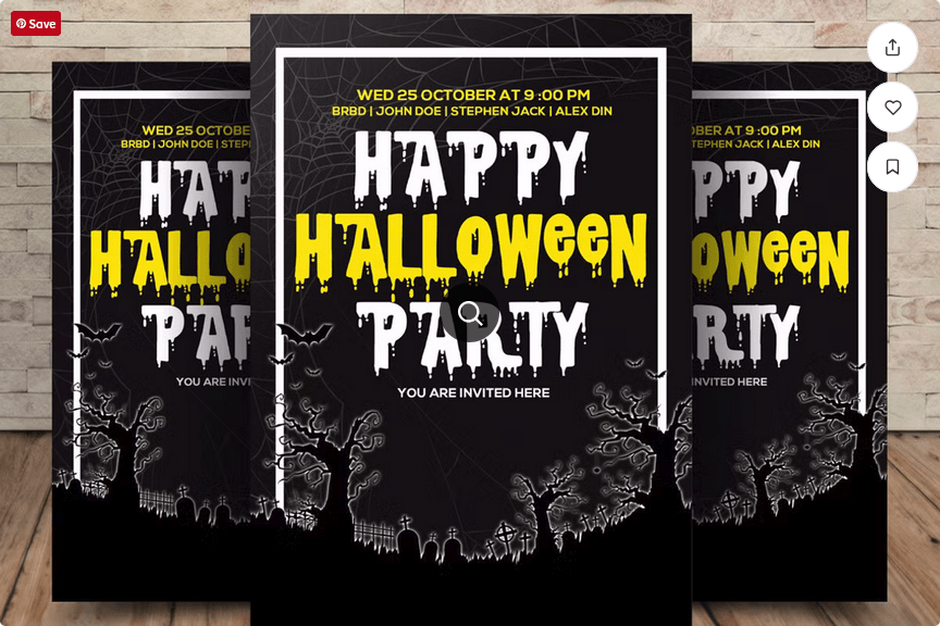 Halloween Party Flyer Template