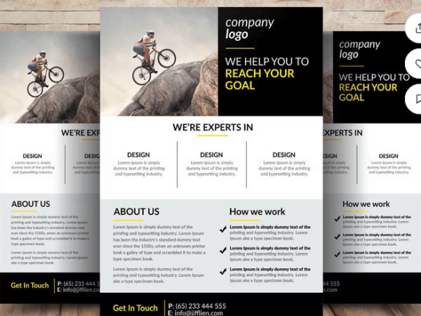 Healthcare & Medical Insurance Flyer PSD Template