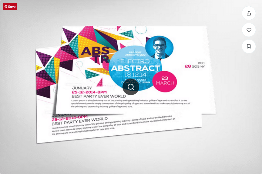 High-Energy Electro Dance Night Flyer - Print Ready Template