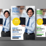 Innovative App Features Showcase Flyer Template