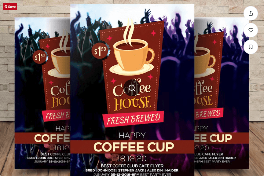 International Coffee Day Event Flyer PSD Template