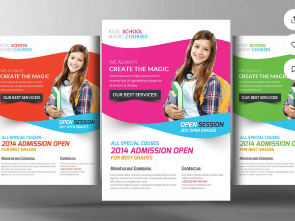 Kids School Summer Camp Flyer Template