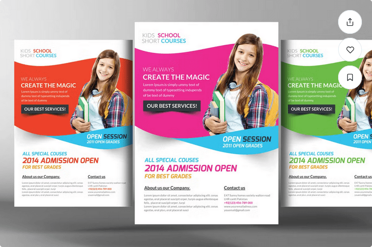 Kids School Summer Camp Flyer Template