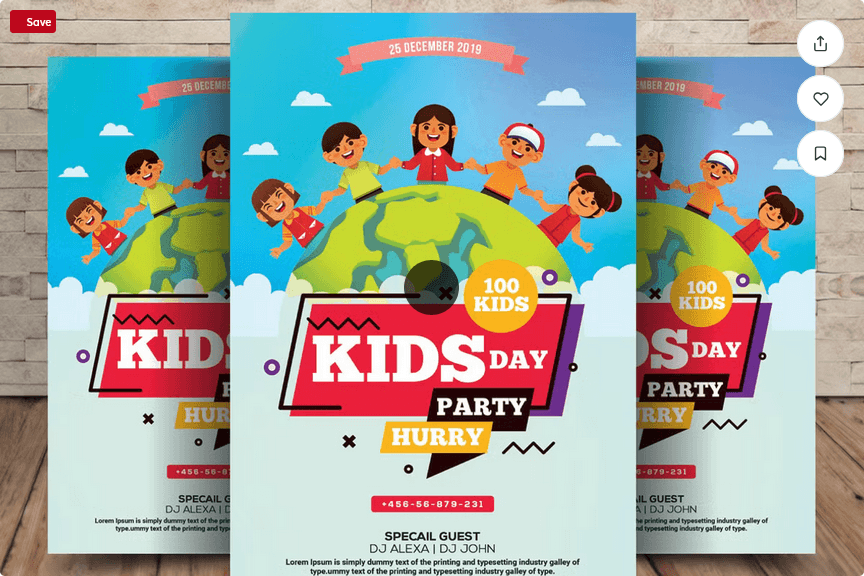 Kids Summer Camp Flyer Template PSD